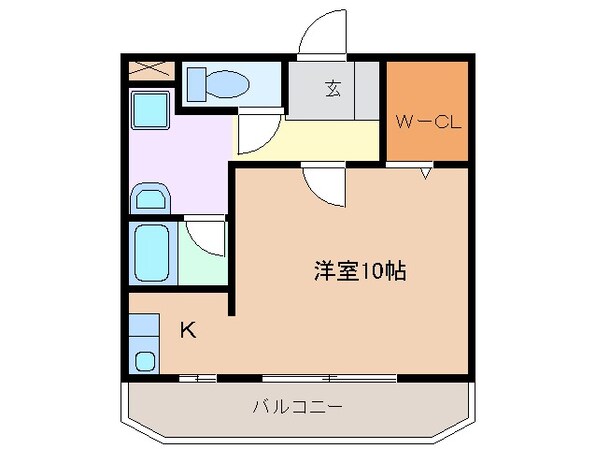 津新町駅 徒歩7分 1階の物件間取画像